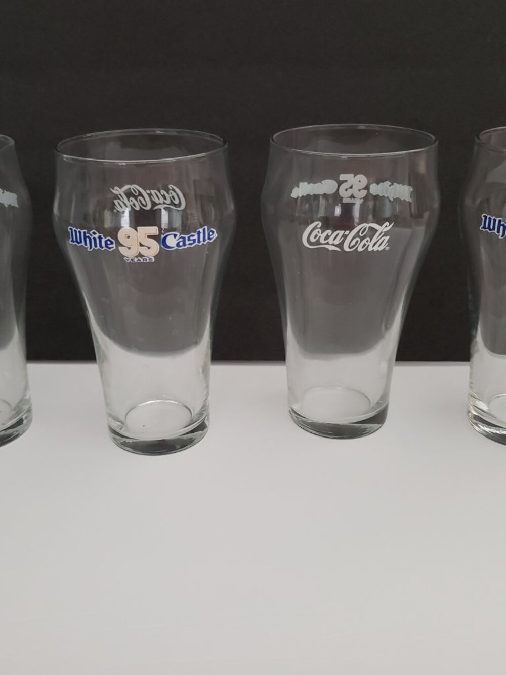 NEW Coca Cola Coke WHITE CASTLE Anniversary Bell Soda Glass - Picture 11 of 11